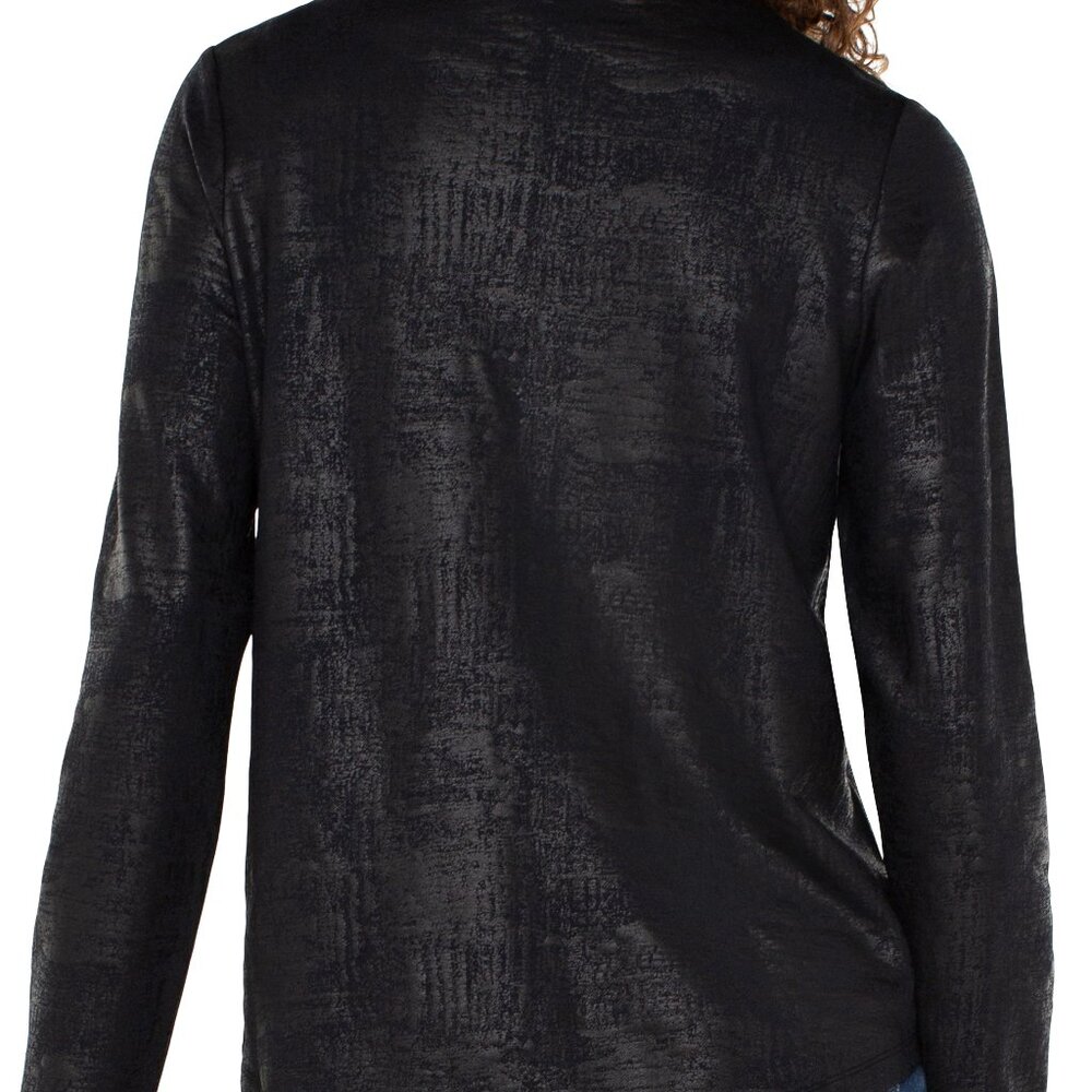 Liverpool Long Sleeve Scoop Neck Knit Top